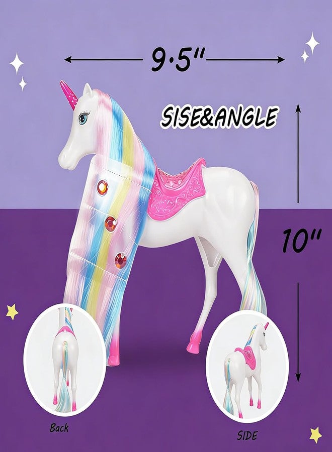BETTINA My Unicorn Princess Doll with Lights, Unicorn Toys for Girls Age 4-6, Dolls & Unicorn Birthday for Kids Ages 4 and up - Image 5