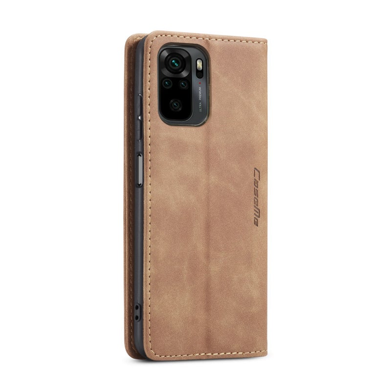 HuHa Protective Cover For Xiaomi Redmi Note 10 4G / Note 10s CaseMe 013 Multifunctional Horizontal Flip Leather Case with Holder & Card Slot & Wallet(Brown) - Image 3