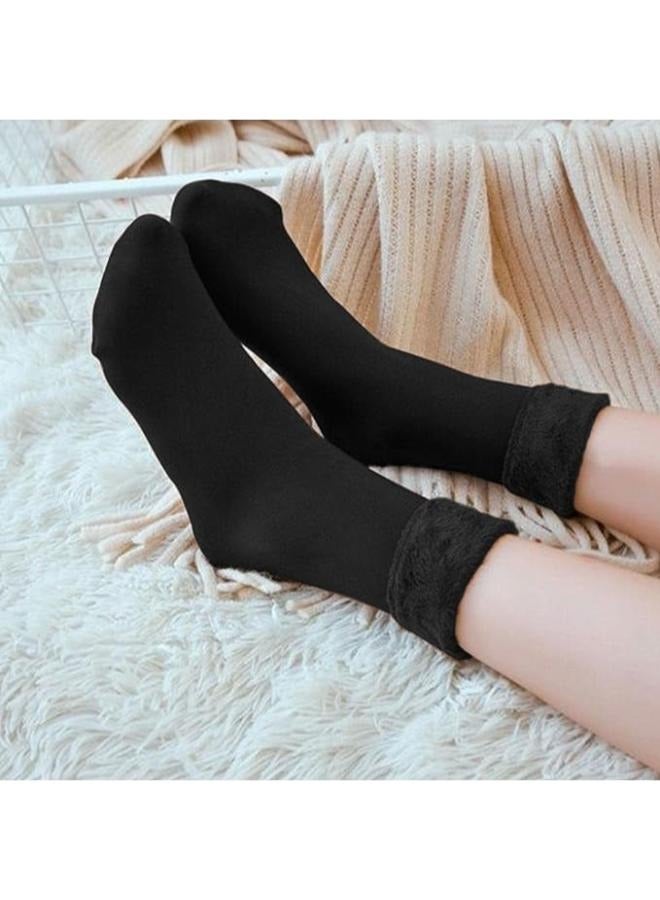Winter Warmer Socks 2 Pair Imported Socks Long Winter Warm One Size Warm Socks Soft Thin Comfortable Thermal Socks for Women Men Adults Teens Kids Girls Boys - Image 1