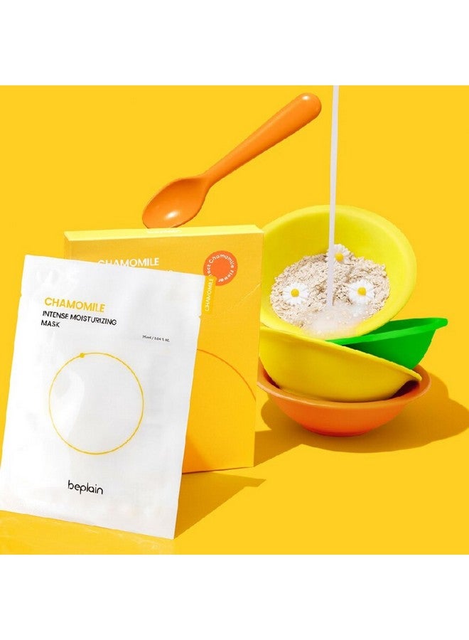 بيبلين قناع بيبلين للوجه المرطب المكثف بالبابونج، قناع ورقي مرطب ومهدئ للبشرة الحساسة والجافة | نباتي | تحسين مرونة البشرة | خالٍ من العطور | للعناية بالبشرة الكورية | ٥ قطع - Image 3