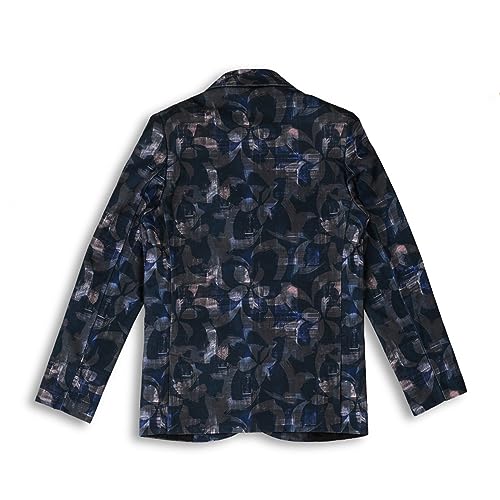 CAVIO Boys Printed Blazer and T-Shirt Blue - Image 4