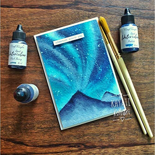 CrafTangles Liquid Watercolor (15 ml) - BlackBerry - Image 3