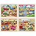 SYNARRY Large Wooden Construction Vehicle Puzzles for Toddlers 35 24 Piece Monster Truck Puzzles for Kids Ages 46 Construction Toys for 3 4 5 6 Year Old Kids Toys Easter Basket Stuffers Gifts - Image 4