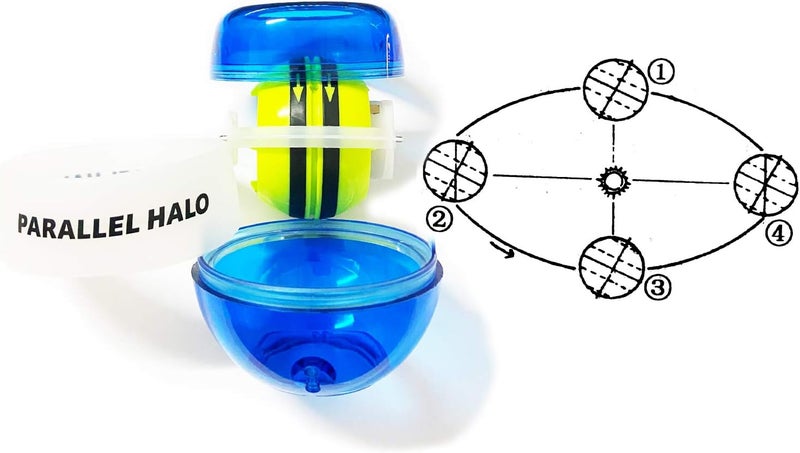 Parallel Halo Power Wrist Ball AUTO Start Gyro Ball with LED Lights Forearm Exerciser Wrist Strengthener for Strengthening Muscle and Bones - Image 3