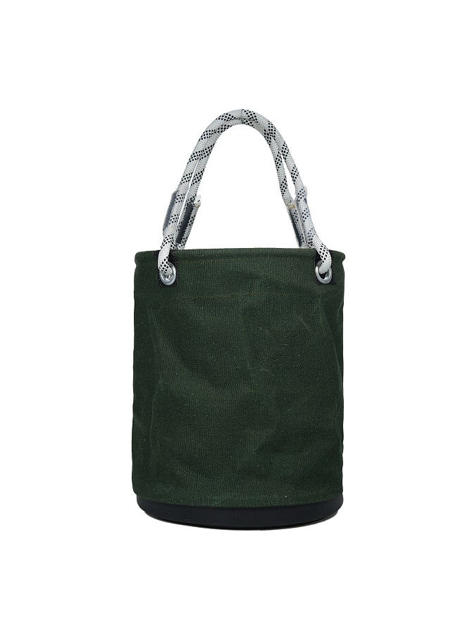 PENGGONG Canvas Circular Foldable Tool Storage Bag Tool Organizers Bag Collapsible Storage Basket Gardening Tool Storage Bag Clutter Sorting Organiser  - Image 3