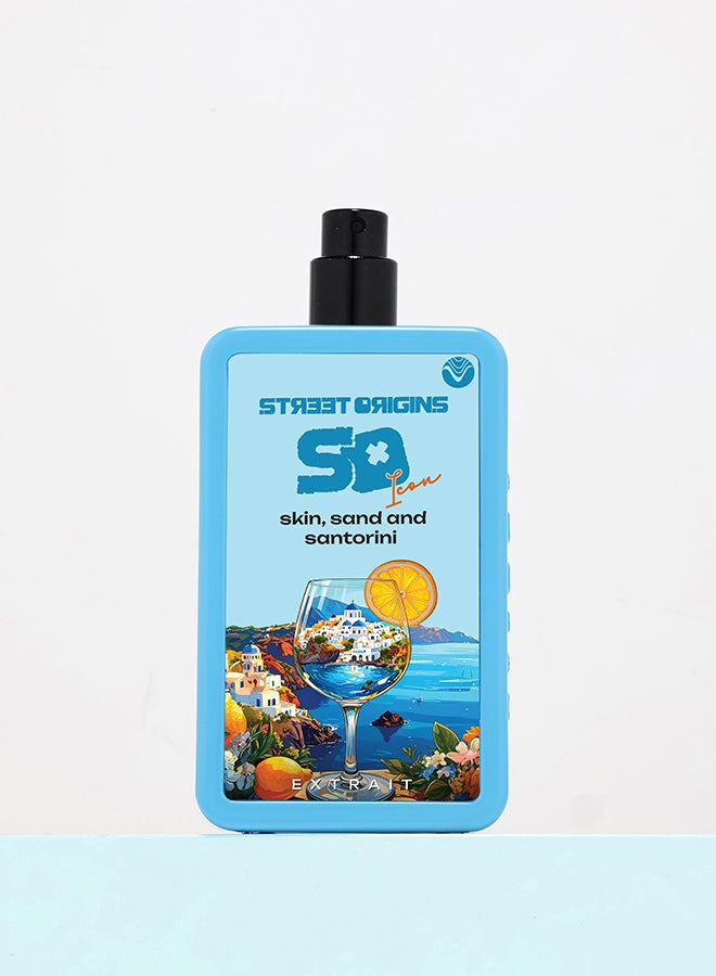 STREET ORIGINS Skin, Sand And Santorini (Venus) Extrait, Perfume For Her, 75Ml - Image 4