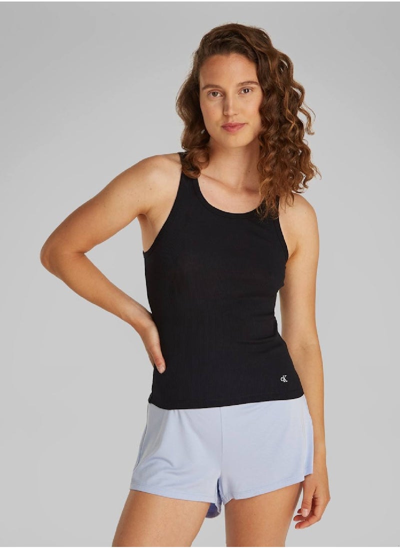 CALVIN KLEIN Women's 3 Pack Tank Tops - Cotton, Black  - Image 3