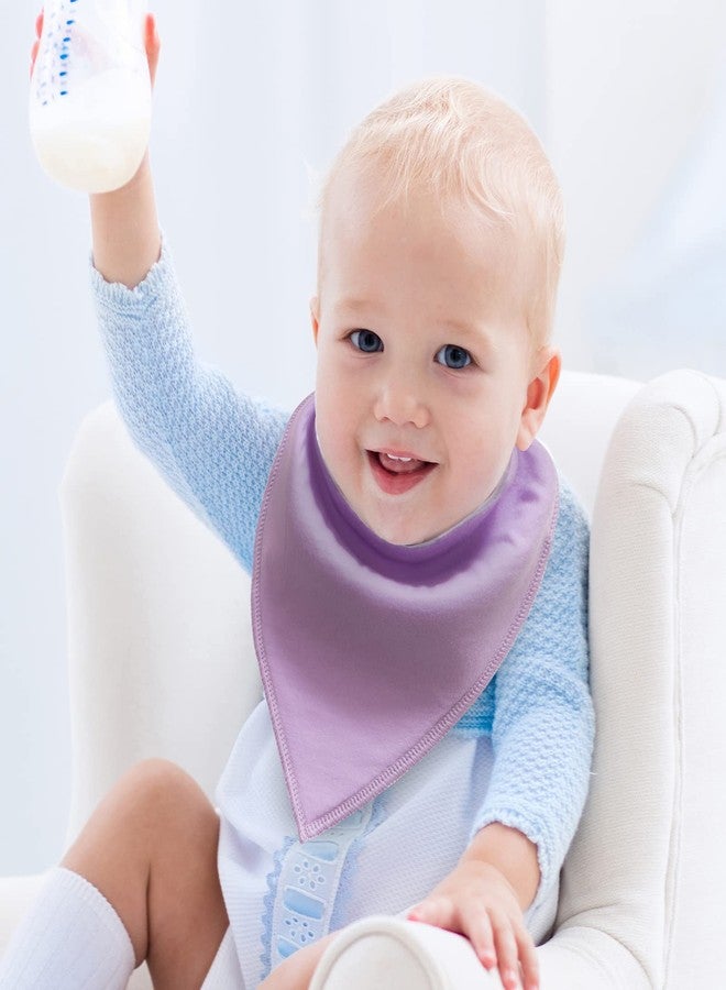 Little tots باندانا ليتل توتس لرضع، بيبي، أولاد وبنات، 10 قطع من البيبي القطن الناعم والممتص (المحيط السحري) - Image 4