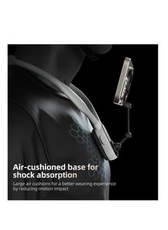 TELESIN Agnetic Neck Mount for Phones, Neck Cell Phone Holder POV Vlog Selfie Mount Hand Free Phone Neck Holder Chest Stand Strap Video Recording for iPhone 15 14 13 12 Seires Android Phones  - Image 5