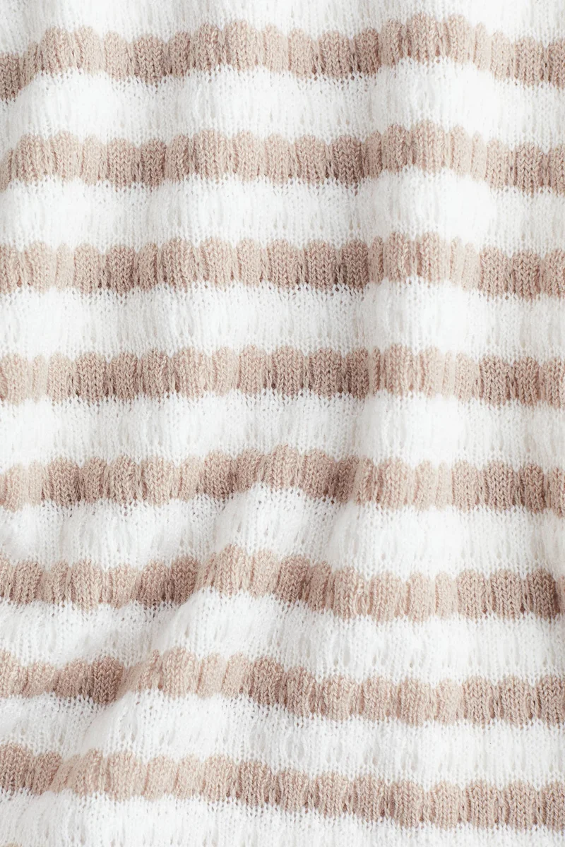 H&M Sleeveless textured-knit dress