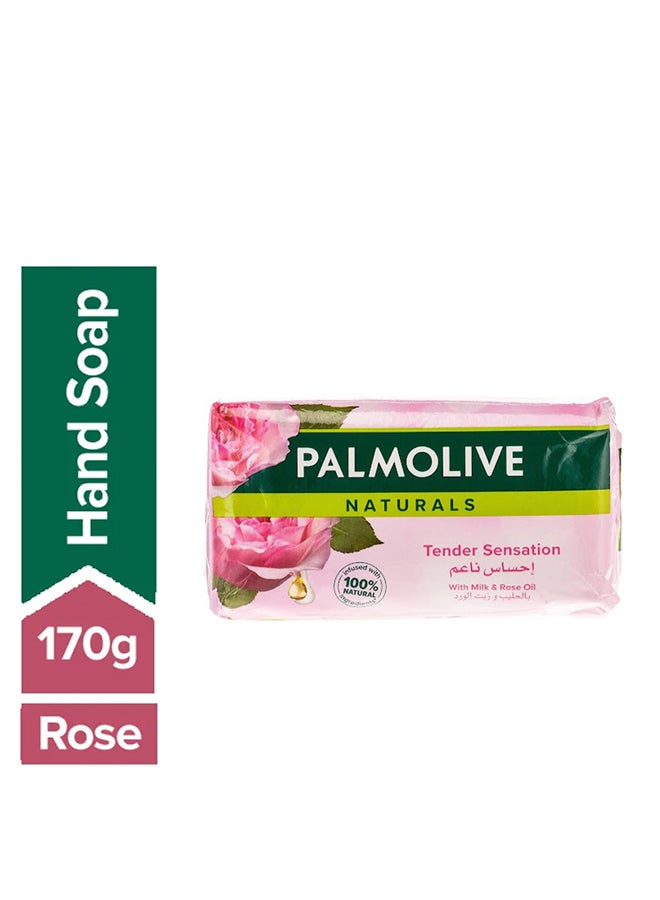 Palmolive Naturals Tender Sensation With Milk And Rose Oil Bar Soap - Image 1