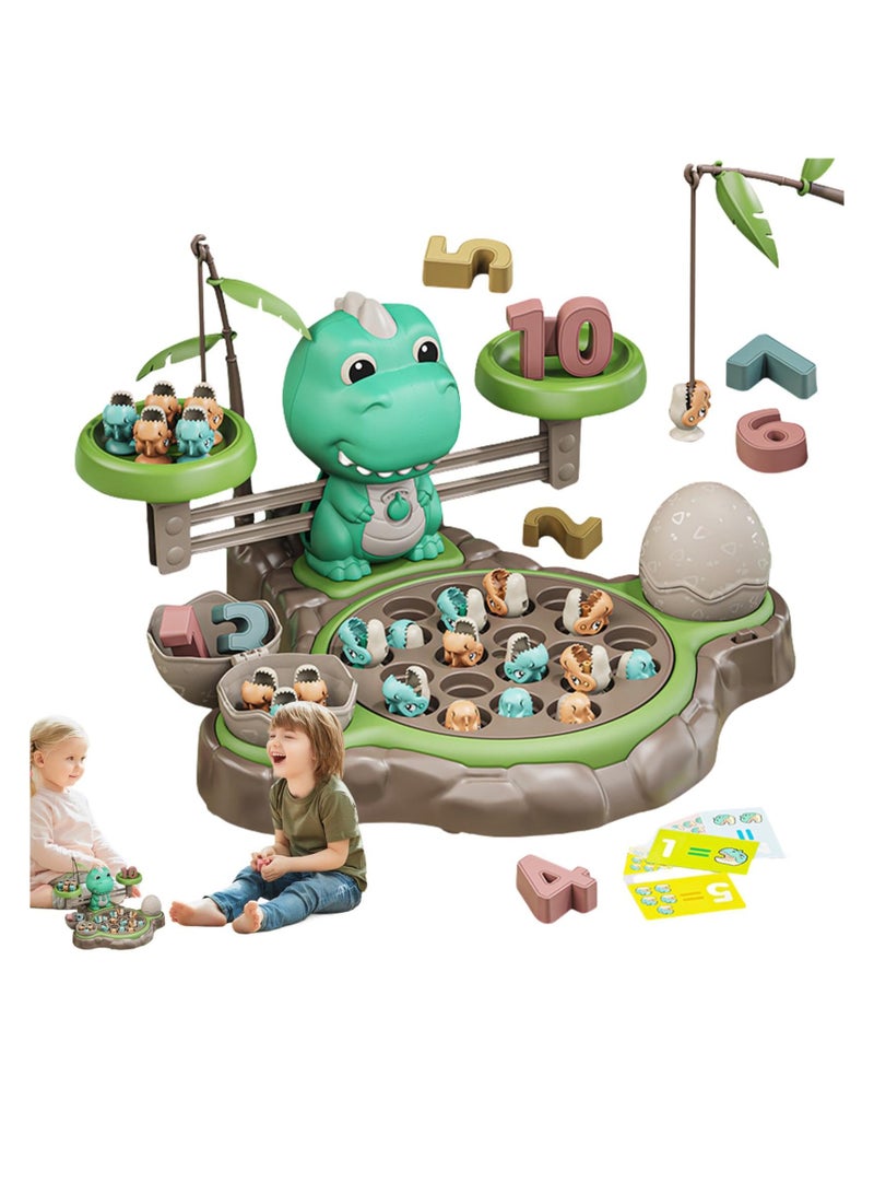 SYOSI Magnetic Fishing Game, Musical Magnetic Fishing Game, Fun and Educational Fishing Toys for Toddlers and Kids, Fun Musical Magnetic Fishing Game, Educational Fishing Board Games for Children - Image 2