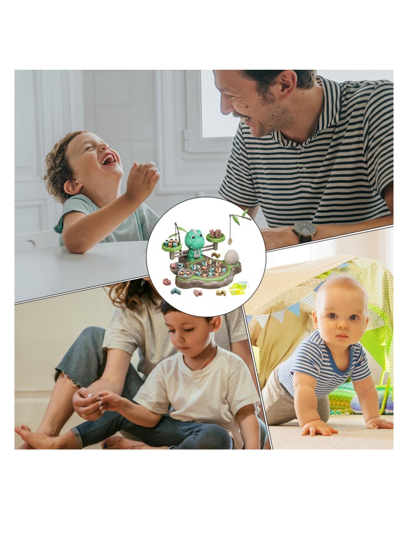 SYOSI Magnetic Fishing Game, Musical Magnetic Fishing Game, Fun and Educational Fishing Toys for Toddlers and Kids, Fun Musical Magnetic Fishing Game, Educational Fishing Board Games for Children - Image 5