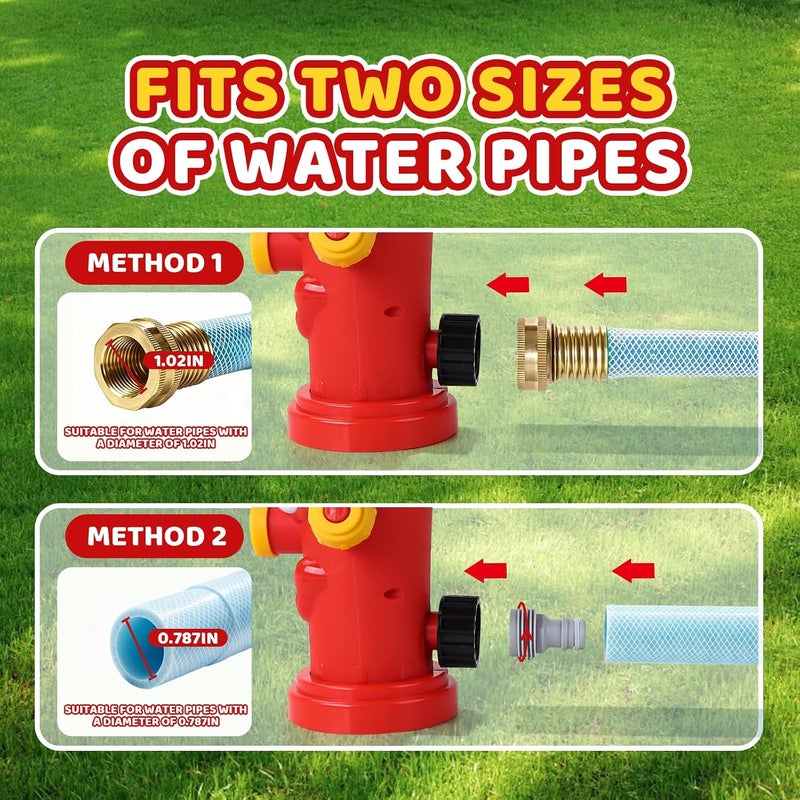 KOALA DIARY Sprinkler for Kids and Toddlers – 6 Wiggle Tubes Outdoor Toddler Toys for Summer Backyard Water Games, Attaches to Garden Hose, Fun Water Toy Gifts for 3 4 5 6 7 8 Year Old Boys Girls - Image 4