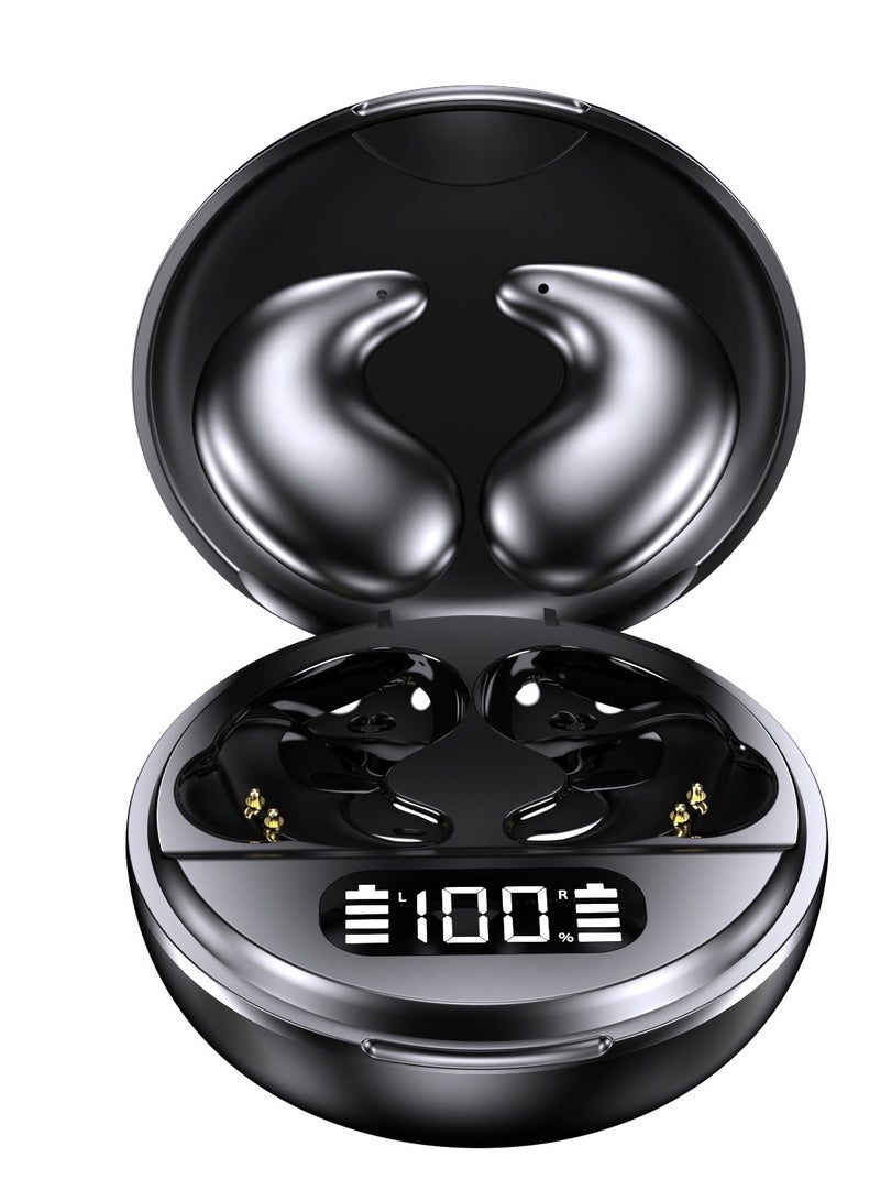 The latest side sleeping earbuds in 2025 are designed for ultra long battery life. The in ear mini sleep earbuds are suitable for noise reduction and are invisible wireless Bluetooth earphones for general mobile phones  - Image 2