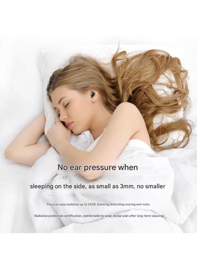 The latest side sleeping earbuds in 2025 are designed for ultra long battery life. The in ear mini sleep earbuds are suitable for noise reduction and are invisible wireless Bluetooth earphones for general mobile phones  - Image 5