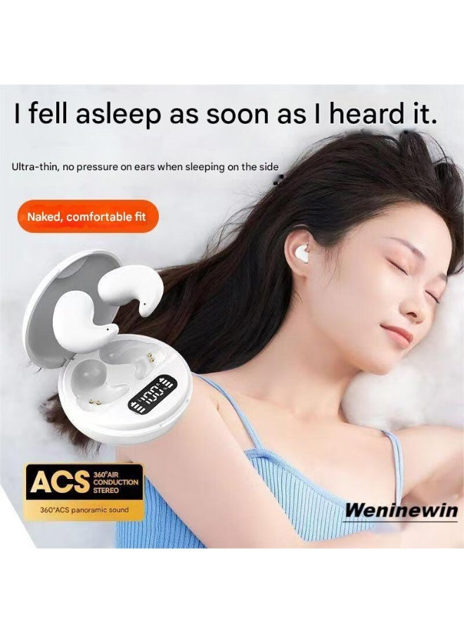The latest side sleeping earbuds in 2025 are designed for ultra long battery life. The in ear mini sleep earbuds are suitable for noise reduction and are invisible wireless Bluetooth earphones for general mobile phones
