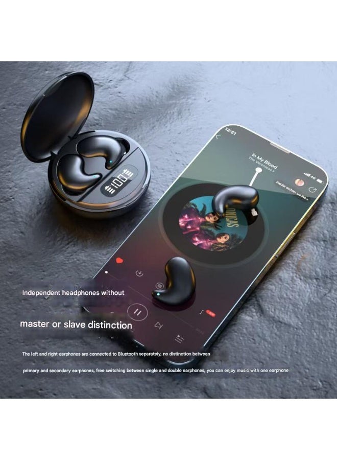 The latest side sleeping earbuds in 2025 are designed for ultra long battery life. The in ear mini sleep earbuds are suitable for noise reduction and are invisible wireless Bluetooth earphones for general mobile phones