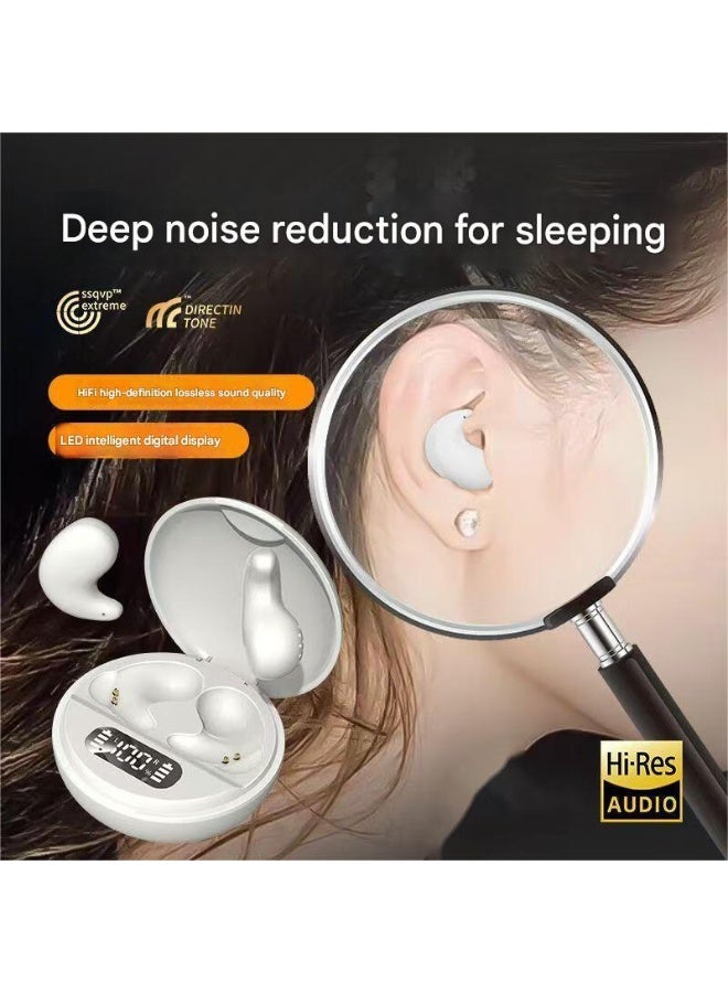 The latest side sleeping earbuds in 2025 are designed for ultra long battery life. The in ear mini sleep earbuds are suitable for noise reduction and are invisible wireless Bluetooth earphones for general mobile phones