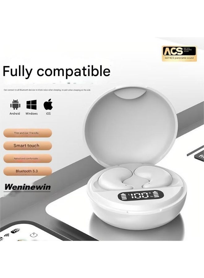 The latest side sleeping earbuds in 2025 are designed for ultra long battery life. The in ear mini sleep earbuds are suitable for noise reduction and are invisible wireless Bluetooth earphones for general mobile phones