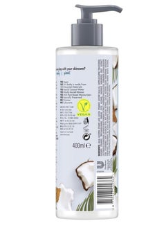 love beauty and planet Coconut Water and Mimosa Flower Vegan Body Lotion 400ml  - Image 2