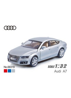MSZ Audi A7 1:34 With Pull Back Simulation Sound Light Doors Opened Collectible Kids Toys  - Image 1