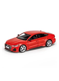 MSZ Audi A7 1:34 With Pull Back Simulation Sound Light Doors Opened Collectible Kids Toys  - Image 2