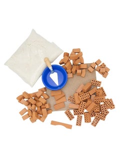Teifoc Brick Construction Toy Set - Tei 4070 - Small Castle And Pen Holder Stone Building Kit - 6+ Years - 100pcs  - Image 2