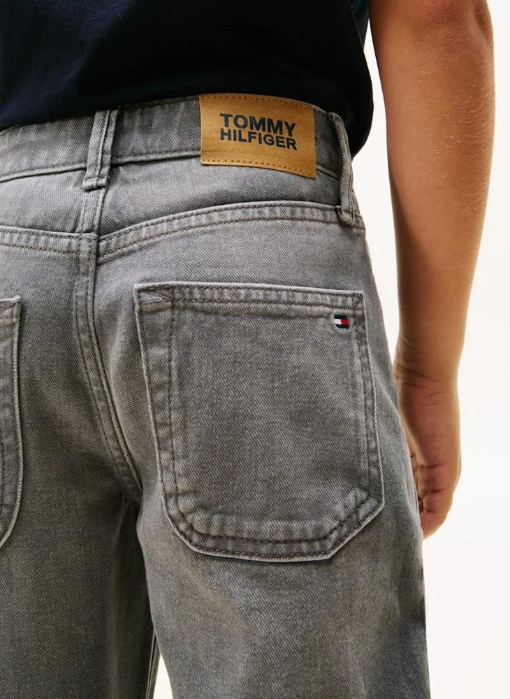 Tommy Hilfiger Mid grey Kids Straight Fit Jeans for Men | Best Price UAE