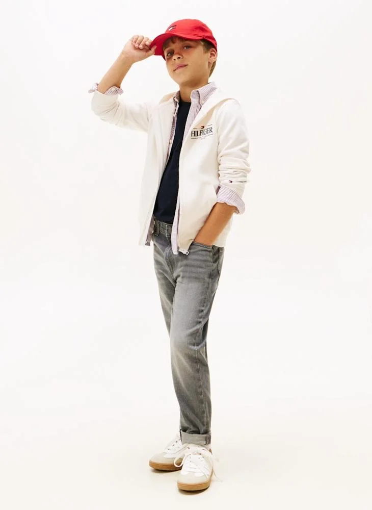 Tommy Hilfiger Mid grey Kids Straight Fit Jeans for Men | Best Price UAE