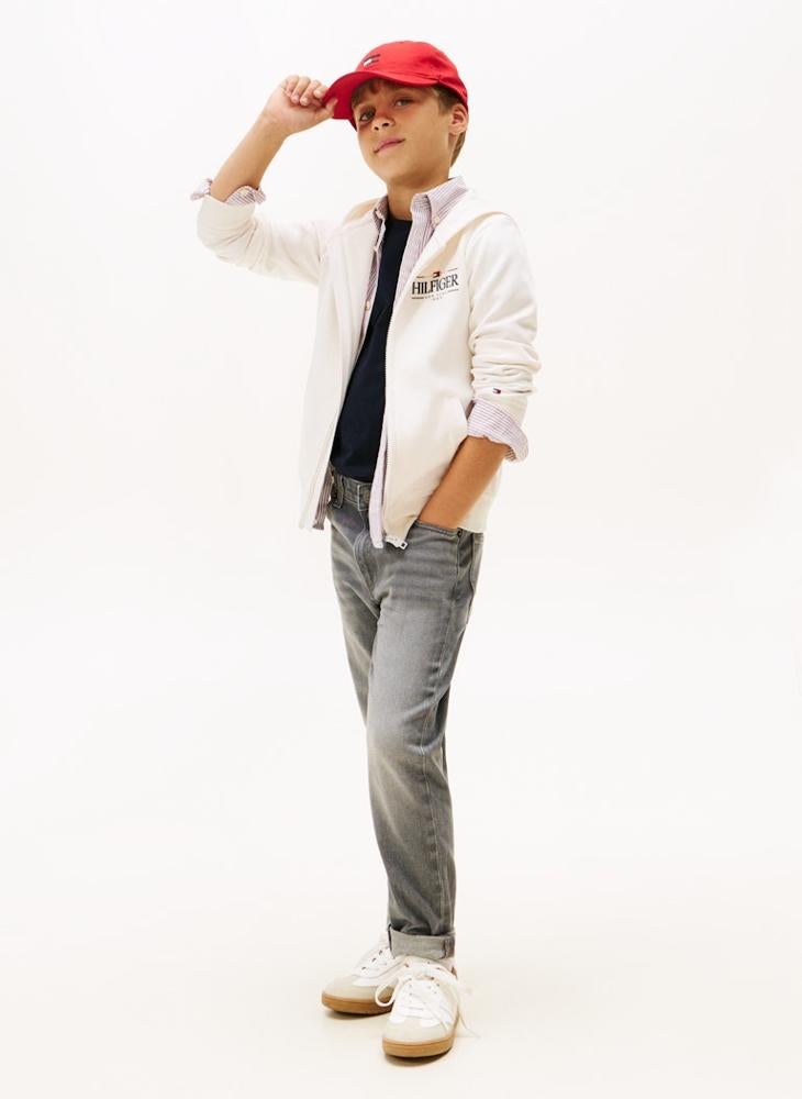 TOMMY HILFIGER Kids Straight Fit Jeans - Image 4