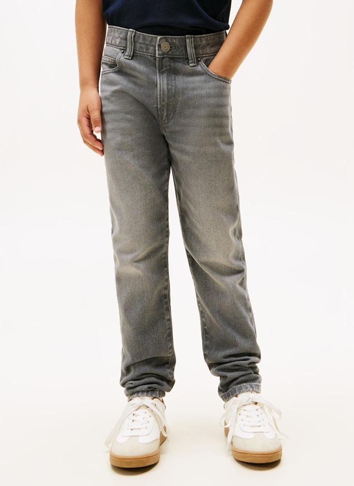TOMMY HILFIGER Kids Straight Fit Jeans - Image 1