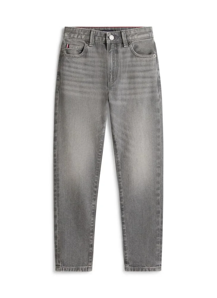 Tommy Hilfiger Mid grey Kids Straight Fit Jeans for Men | Best Price UAE