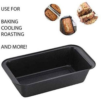 SHOPOWARE Bread Loaf Pan Loaf Cake Mould Carbon Steel Rectangle Mold for Making Tea Times Cake Tutty Fruity Cake Maker Microwave Oven Bakeware - Image 2