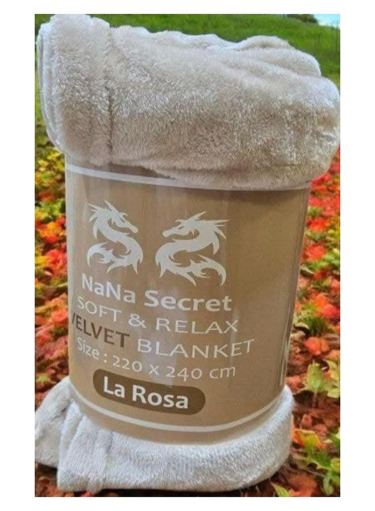 بطانية تدفئة سرير كبير  سادة مقاس 220*240سم