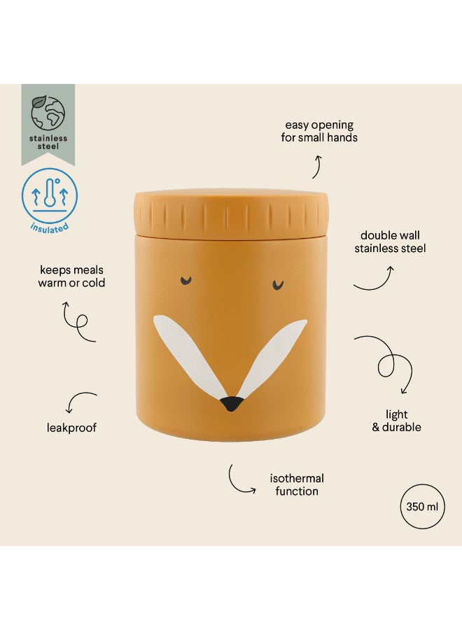 Trixie Double Wall Insulated Food Jar - 350ml - Mr. Fox - Image 3