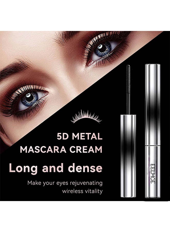 EELHOE Stereoscopic Fibrous Eye Black Mascara, Extension Mascara Black, Waterproof Mascara for Eyelashes, Volume Lash Lengthening Mascara, Long-Lasting Lashes, Thick Curling Eyelash Mascara, 4g - Image 3