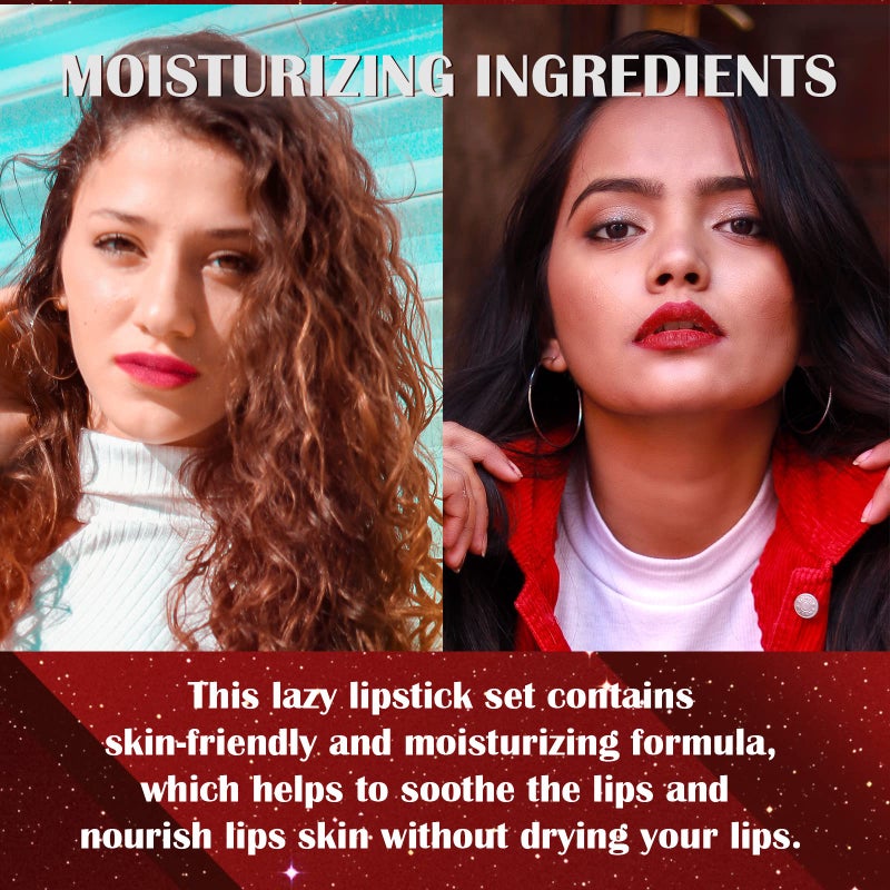 DAGEDA Pearl Lipstick, Labiales Magicos Long Lasting Waterproof Moisturizing Non-Stick Cup Not Fade Lip Shape Magic 3 Colors Changing Lipstick for Lazy People (Color C) - Image 5