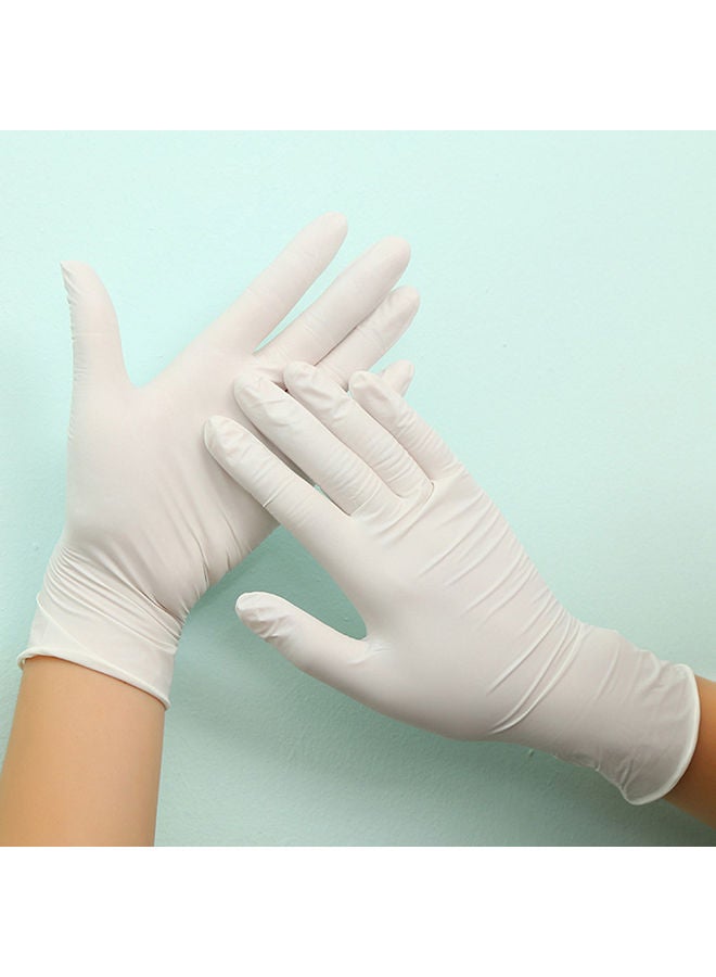 Loquat Pair Of 50 Powder-Free Sterile Food Grade Disposable Gloves White S - Image 2