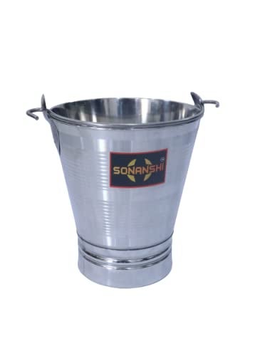Sonanshi Sonanshi Stainless Steel Water Storing BucketBalti 5 litres 