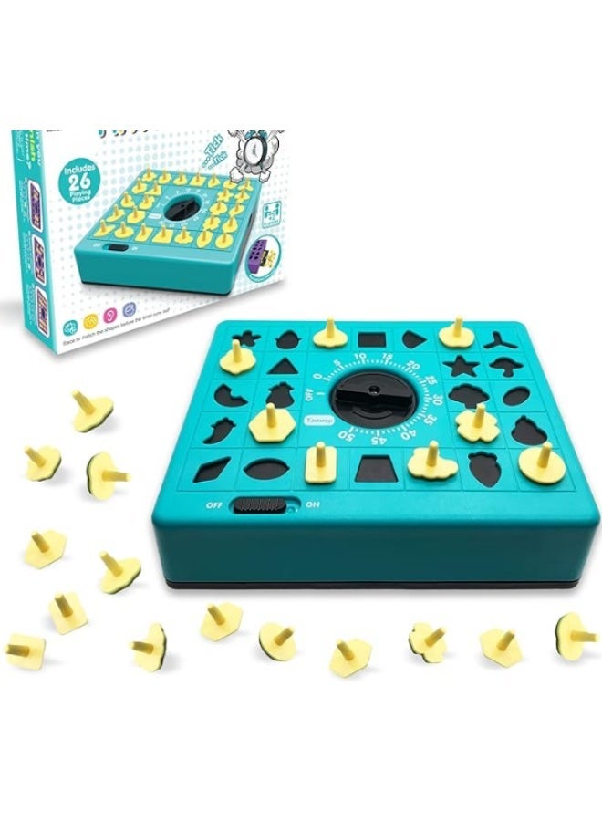 Arabest Artcreativity Pop Up Board Game (26 Pieces), Shape Matching Puzzles for Kids, Early Education Toys for Boys & Girls, Teaches Shape Recognition, Great Birthday for Kids - Image 1