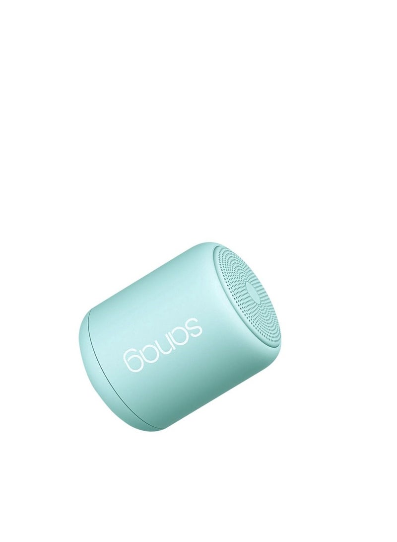 sanag Top-Tech Portable Bluetooth 5.0 Stereo Speaker Outdoor Hiking Camping Wireless Surround Sound Mini SpeakerMint, Green  - Image 3