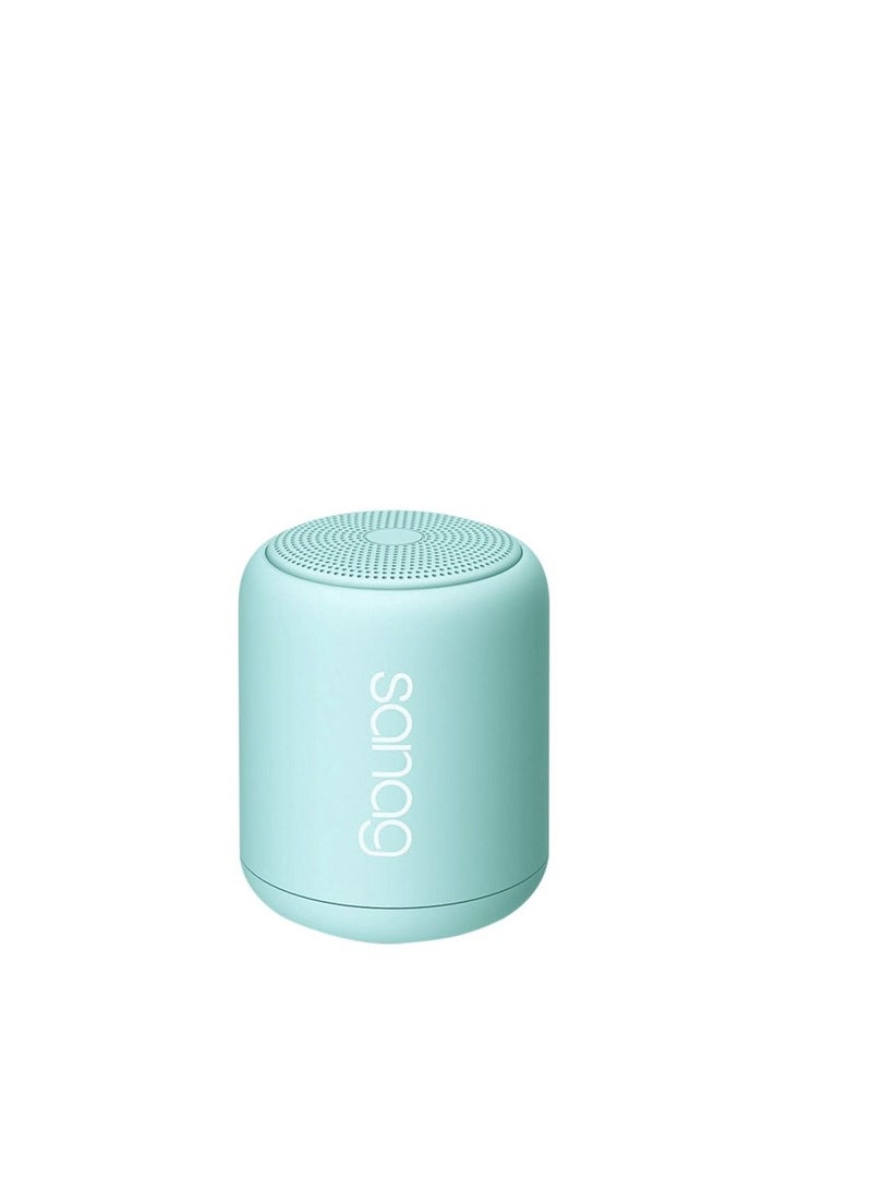 sanag Top-Tech Portable Bluetooth 5.0 Stereo Speaker Outdoor Hiking Camping Wireless Surround Sound Mini SpeakerMint, Green  - Image 1