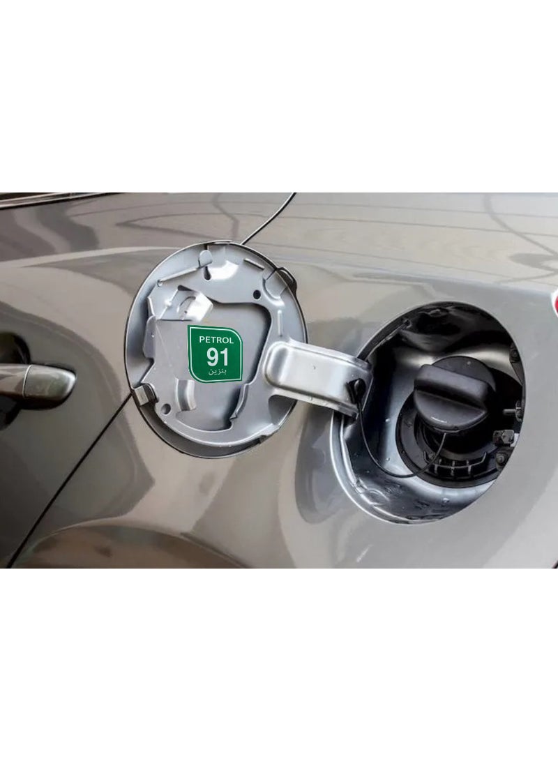 Fuel Type Waterproof Stickers for Car Set of 4 - Image 4