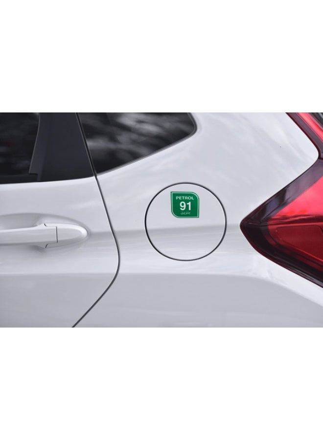 Fuel Type Waterproof Stickers for Car Set of 4 - Image 2