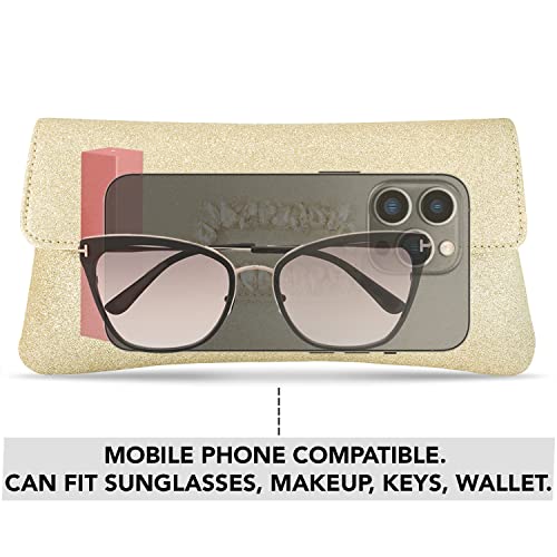Peora Gold Clutch Purses for Women Girls Wedding Handmade Evening Handbags Party Bridal Clutch - Image 2