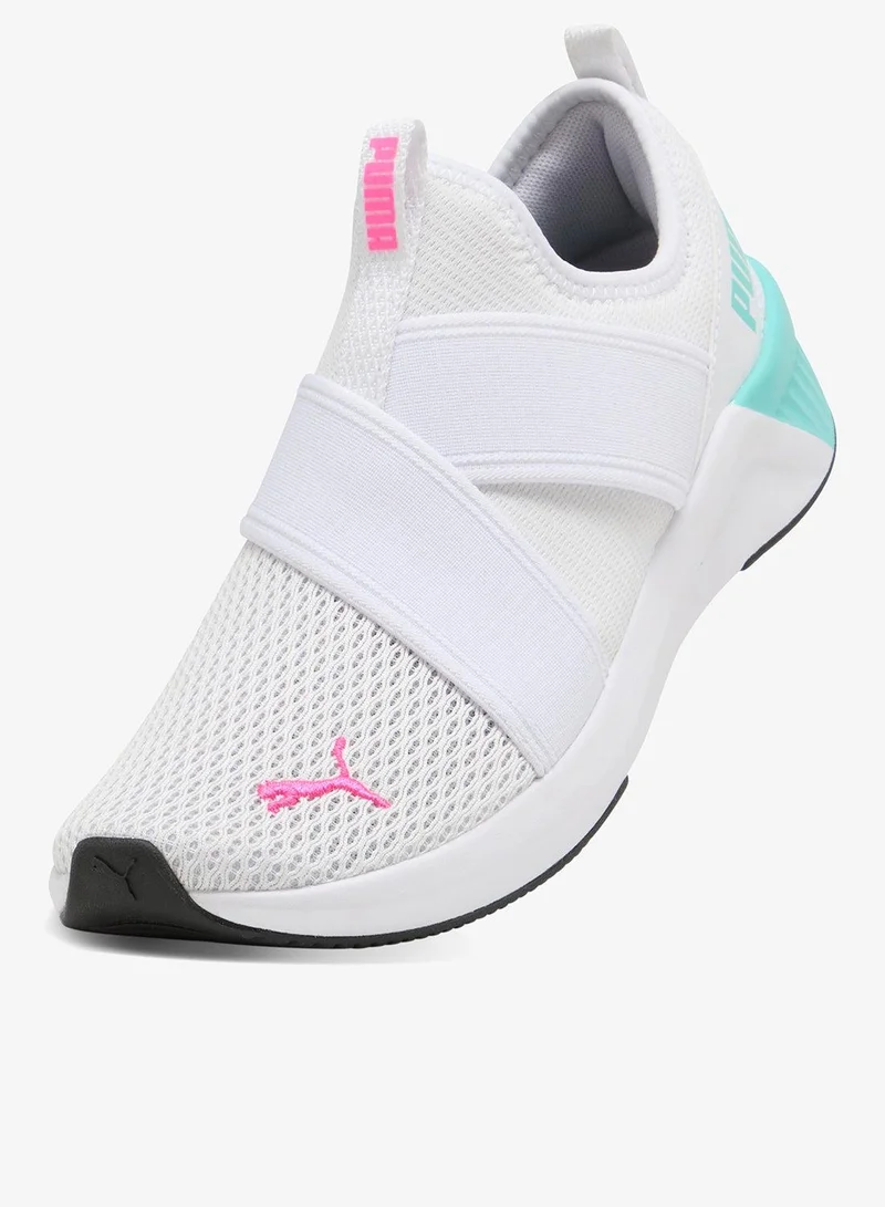 Puma PUMA White-Intense Mint-Poison Pink Softride Harli Slip On for Women | Best Price UAE