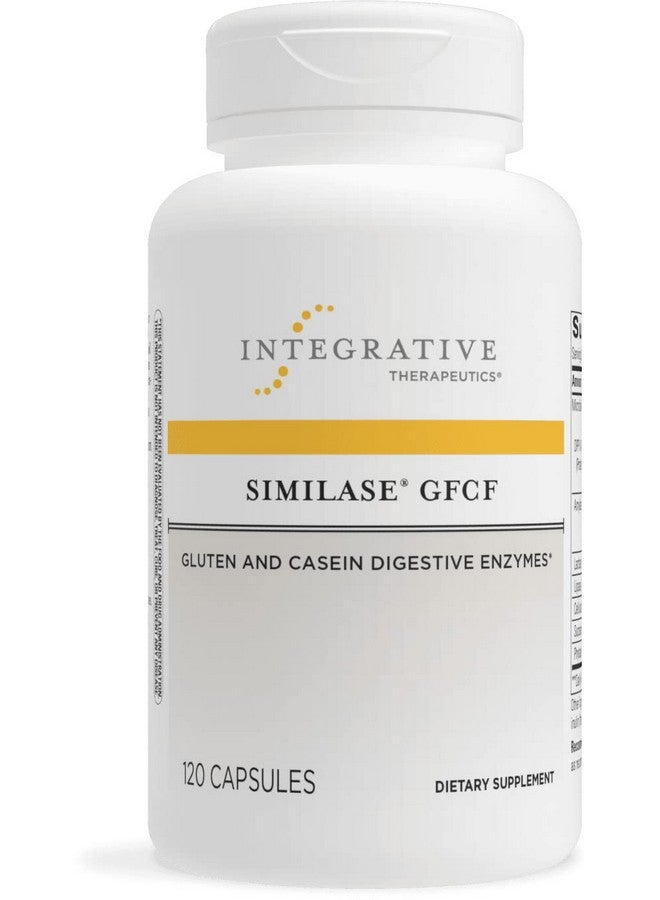 Integrative Therapeutics Similase Gfcf Digestive Enzyme Supplement For Support Against Occasional Gas And Bloating* Supports Gluten And Casein Digestion* Dairy Free 120 Vegan Capsules - Image 2