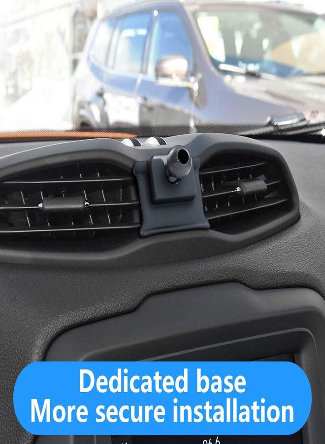 musttrue LUNQIN Car Phone Holder for Jeep Renegade 2015 2016 2017 2018 2019 2020 2021 2022 2023 Auto Interior Accessories Best Cell Phones Mount Cellphone Mobile Cradle Charging Navigation Bracket Accessory - Image 4
