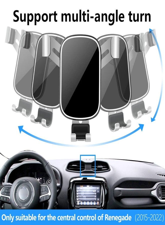 musttrue LUNQIN Car Phone Holder for Jeep Renegade 2015 2016 2017 2018 2019 2020 2021 2022 2023 Auto Interior Accessories Best Cell Phones Mount Cellphone Mobile Cradle Charging Navigation Bracket Accessory - Image 5